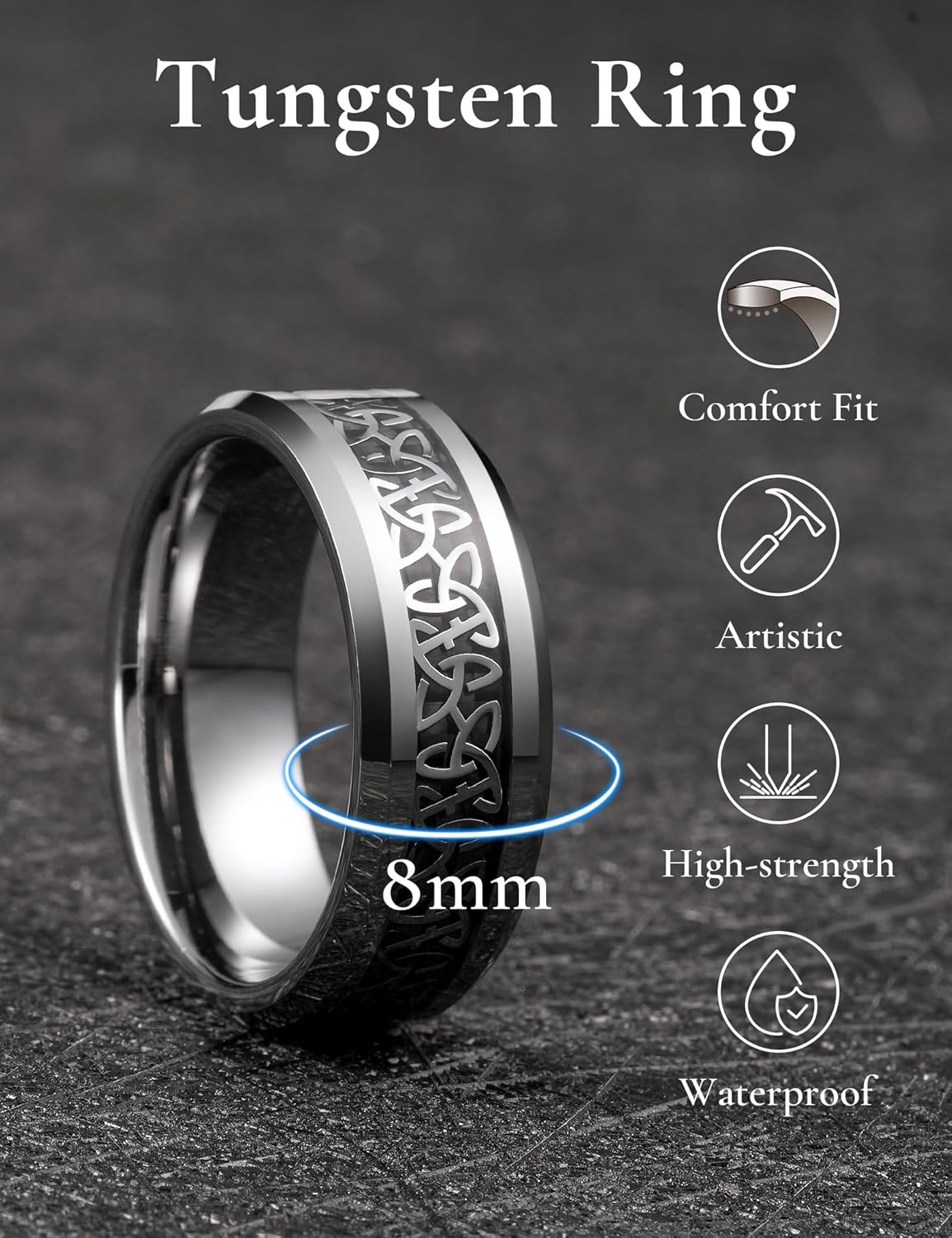 Tungsten Inlay Bands: Decoding Koa Wood, Carbon Fiber, and Meteorite Before You Buy